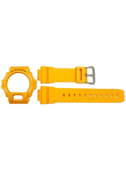 Casio G-Shock กรอบและสาย รุ่น DW-6900SB-9 (สีเหลือง)